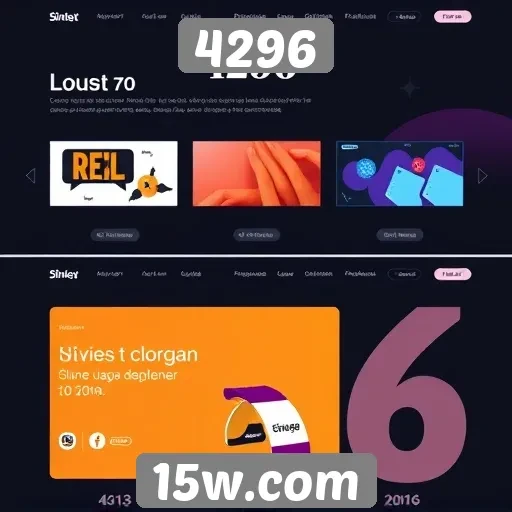 A evolução do design no site 4296